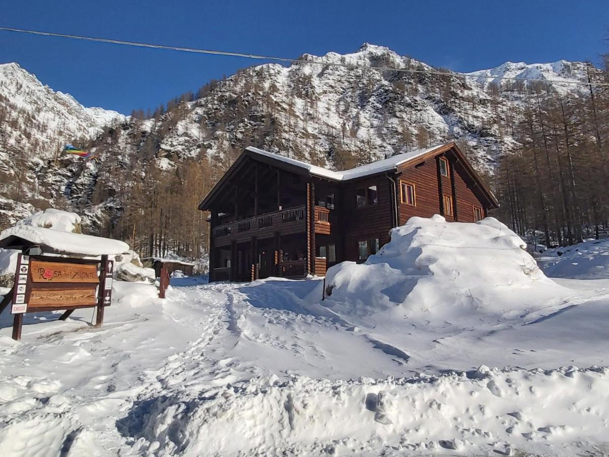 Chalet Rosa Dei Monti Piamprato ภายนอก รูปภาพ