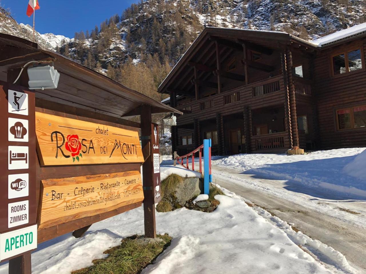Chalet Rosa Dei Monti Piamprato ภายนอก รูปภาพ