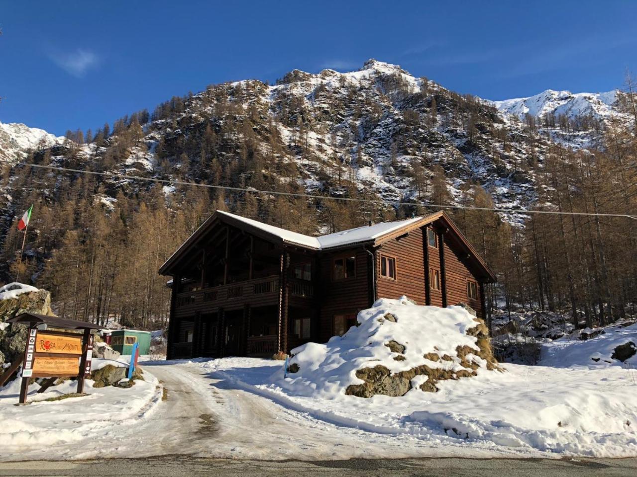 Chalet Rosa Dei Monti Piamprato ภายนอก รูปภาพ